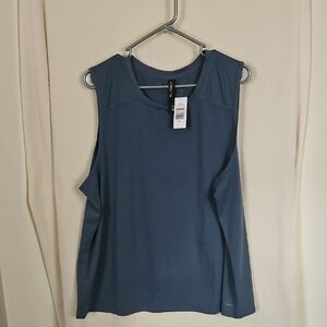 Women's Blue Sleeveless Top